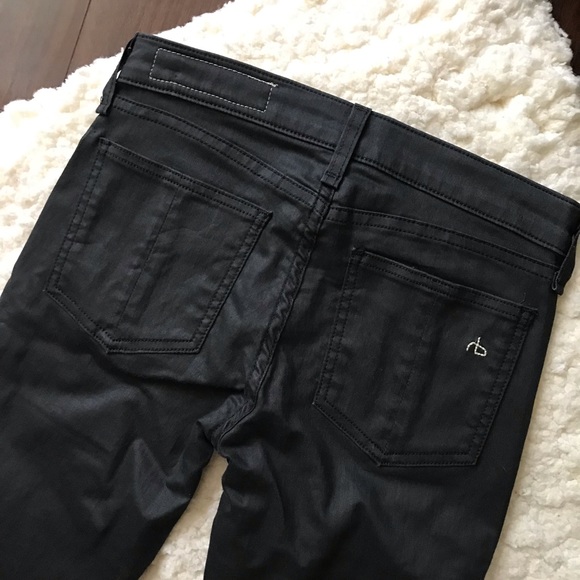 Ankle Zip Skinny Jeans by Rag and Bone x Intermix - Picture 6 of 8